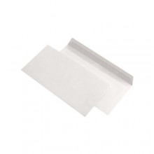 Plic DL (110x220mm) siliconic alb, unitar, fara fereastra, RKV - ACOMI.ro