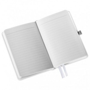 Caiet de birou LEITZ Style, A6, coperta dura, dictando, hartie crem - negru satin - ACOMI.ro