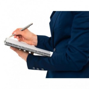 Caiet de birou LEITZ Office, PP, A4, cu spira, dictando - verde - ACOMI.ro