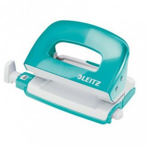 Perforator pentru 10 file LEITZ Mini 5060 - turquaz