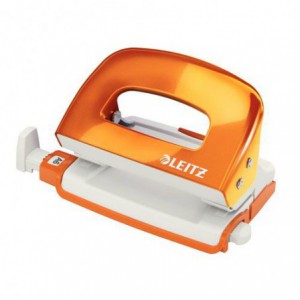 Perforator pentru 10 file LEITZ Mini 5060 - portocaliu