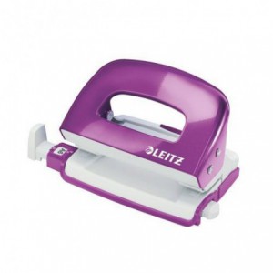 Perforator pentru 10 file LEITZ Mini 5060 - mov