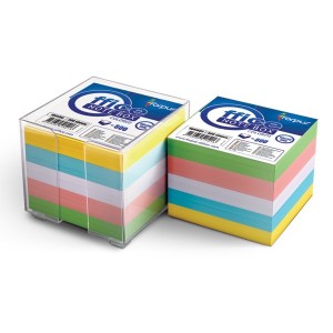 Suport cub, rezerva hartie color, 9x9cm, 800 coli - FORPUS - ACOMI.ro