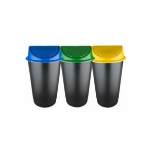 Cos de birou, colectare selectiva 60L, ACM BRAND  - ACOMI.ro