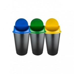 Cos de birou, colectare selectiva 60L, ACM BRAND  - ACOMI.ro