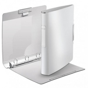 Caiet mecanic LEITZ Active Style SoftClick, mecanism 4DR, inel 30mm, polyfoam - alb arctic - ACOMI.ro