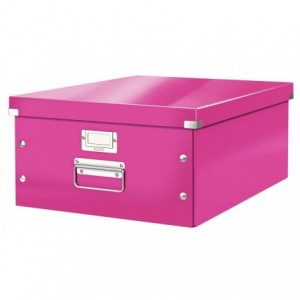Cutie pentru arhivare, 369 x 200 x 484mm, roz, LEITZ Click & Store - ACOMI.ro