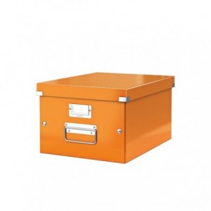 Cutie pentru arhivare, 369 x 200 x 484mm, portocaliu, LEITZ Click & Store - ACOMI.ro