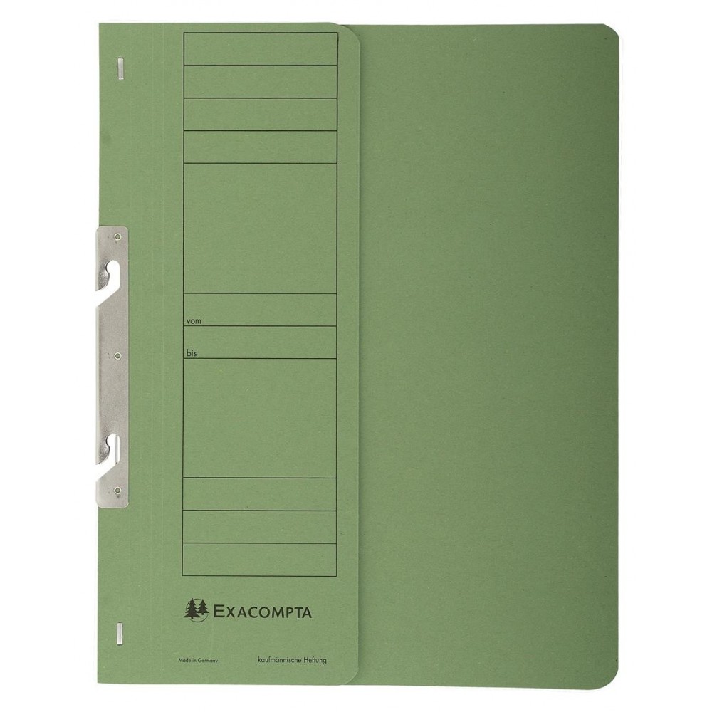 Dosar carton incopciat 1/2, 250 gr/mp, verde, Exacompta - ACOMI.ro