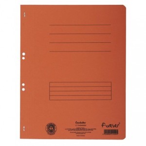 Dosar carton capse 1/1, 250 gr/mp, portocaliu, Exacompta - ACOMI.ro