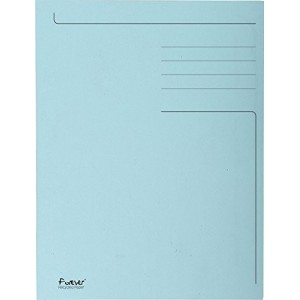 Dosar carton plic, 250 gr/mp, albastru, Exacompta - ACOMI.ro