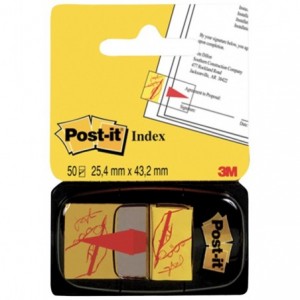 Post-it® Index "Sign here", 50 file  - ACOMI.ro
