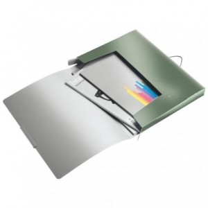 Mapa LEITZ Style Jumbo cu elastic, plastic PP, 30mm - fistic - ACOMI.ro