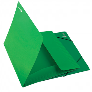 Mapa plastic A4 cu elastic, 150 coli, verde, FORPUS - ACOMI.ro