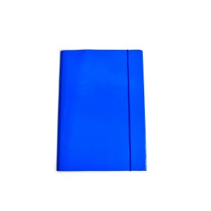 Mapa carton lucios A4, 700g cu elastic, albastru - Willgo - ACOMI.ro