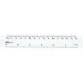 Rigla transparenta, 15 cm, Deli