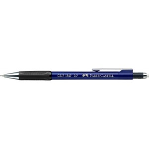 Creion mecanic 0.7mm, albastru metalizat, Grip 1347 Faber-Castell - ACOMI.ro