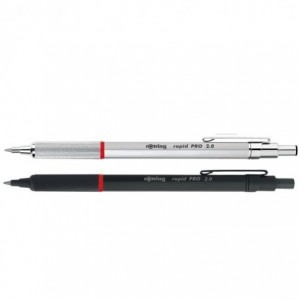 Creion mecanic 2mm, argintiu, Rapid Pro Rotring - ACOMI.ro