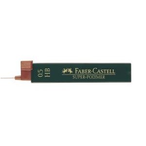 Mina creion 0.5mm, B, Super-Polymer Faber-Castell - ACOMI.ro