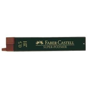 Mina creion 0.5mm, 2H, Super-Polymer Faber-Castell - ACOMI.ro