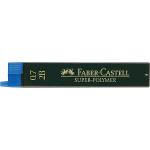 Mina creion 0.7mm, 2B, Super-Polymer Faber-Castell - ACOMI.ro