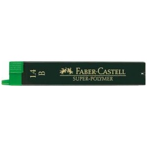Mina creion 1.4mm, B, Super-Polymer Faber-Castell - ACOMI.ro