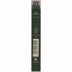 Mina creion 2mm, 3B, Tk Faber-Castell - ACOMI.ro