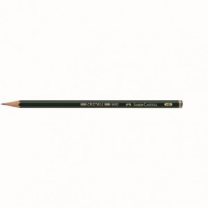 Creion grafit, mina 6B, Castell 9000 Faber Castell - ACOMI.ro