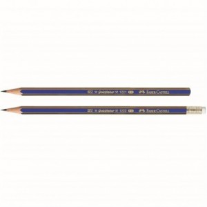 Creion grafit HB cu guma, Goldfaber 1221 Faber Castell - ACOMI.ro