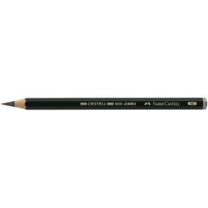 Creion grafit, mina HB, Castell 9000 Jumbo Faber Castell - ACOMI.ro