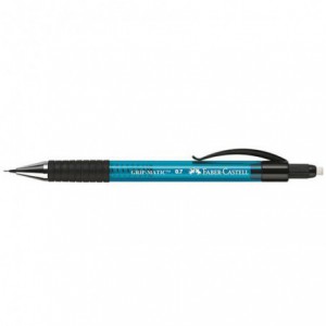 Creion mecanic 0.7 mm, Faber Castell Grip Matic - albastru
