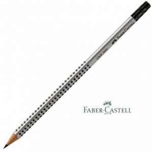 Creion grafit HB, cu radiera, FABER CASTEL Grip 2001