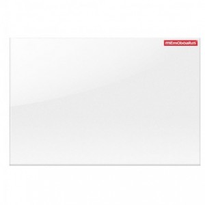 Tabla din sticla magnetica 60x90cm, alb mat, pentru proiector, Memoboards - ACOMI.ro