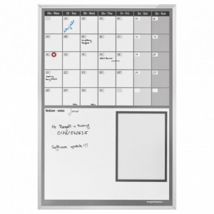 Planner saptamanal/lunar 920 x 625 mm, CC MAGNETOPLAN - ACOMI.ro