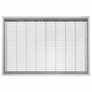 Planner saptamanal 920 x 625 mm, CC MAGNETOPLAN - ACOMI.ro