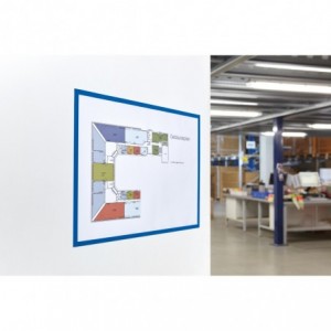 Folie magnetica rama albastra, A4, 5 buc/set, MAGNETOPLAN - ACOMI.ro