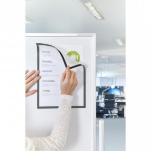 Folie magnetica rama gri, A4, 5 buc/set, MAGNETOPLAN - ACOMI.ro