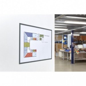 Folie magnetica rama gri, A4, 5 buc/set, MAGNETOPLAN - ACOMI.ro