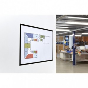 Folie magnetica rama negru, A4, 5 buc/set, MAGNETOPLAN - ACOMI.ro