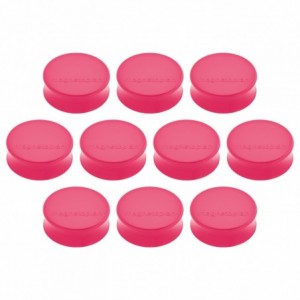 Magneti Ø 34 x 17,5mm, roz 10 buc/set, ERGO Large MAGNETOPLAN - ACOMI.ro