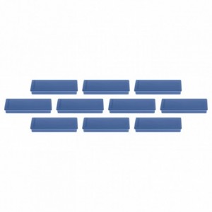 Magneti 54x19x8mm, albastru 10 buc/set, rectangulari MAGNETOPLAN - ACOMI.ro