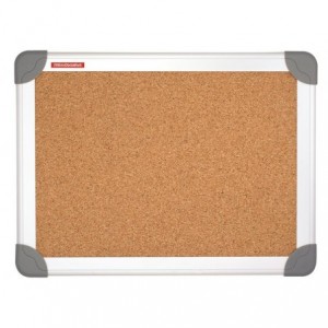 Panou din pluta 100x150cm, rama aluminiu, Future Memoboards - ACOMI.ro