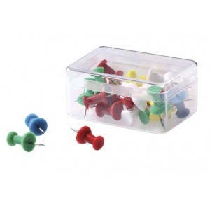 Pioneze cu maner, 20 buc / cutie, MAGNETOPLAN - ACOMI.ro