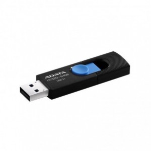 Memorie USB UV320 64GB, negru/albastru, ADATA - ACOMI.ro