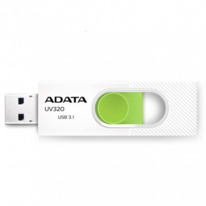 Memorie USB 16GB AUV320, alb/verde, ADATA - ACOMI.ro