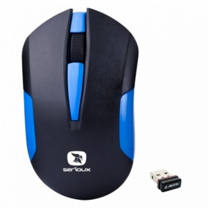 Mouse Wireless Serioux Drago 300, albastru - ACOMI.ro