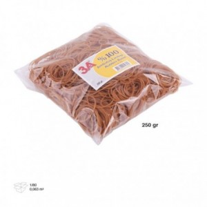 Elastice de bani 250  gr. cauciuc natural, 3A - ACOMI.ro