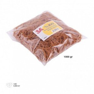 Elastice de bani 1000 gr. cauciuc natural, 3A - ACOMI.ro