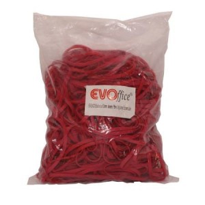 Elastice latime 5.0 mm, diametru 100 mm, 1kg/punga EVOffice - ACOMI.ro