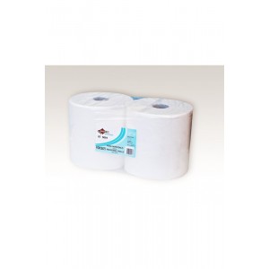 Hartie industriala 2 role/set, alba, 2 straturi BOKK FORCE 675 - ACOMI.ro